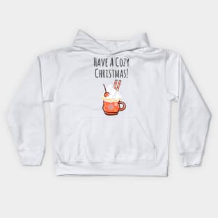 Cozy Christmas Drink Kids Hoodie